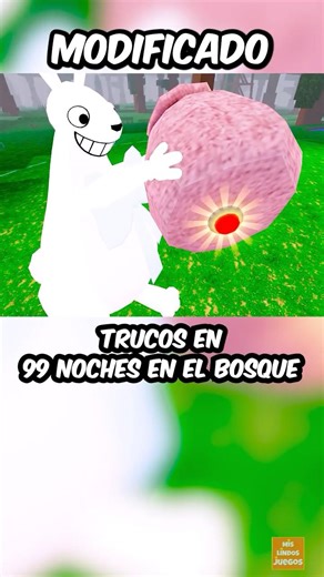 🔥 TRUCO BOTÓN SECRETO DEL SACO ✨🎒 | 99 Noches en el Bosque Roblox #roblox #robloxshorts