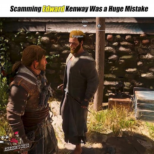 Scamming Edward Kenway was a Huge Mistake... #assassinscreedblackflag #gaming