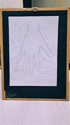 How to Draw an INVISIBLE HAND! ✋✨ #shorts #3d #drawing