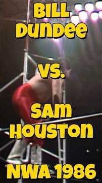 Bill Dundee vs. Sam Houston - NWA #wrestling #1986 #Billdundee #Houston #Dundee
