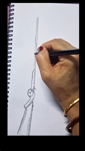 Amazing Gun Drawing #shorts