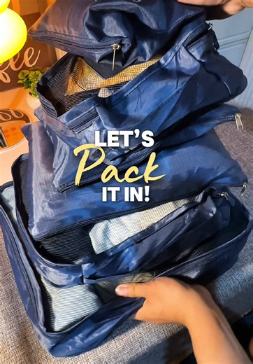 6-Piece Travel Storage Bags for Efficient Packing