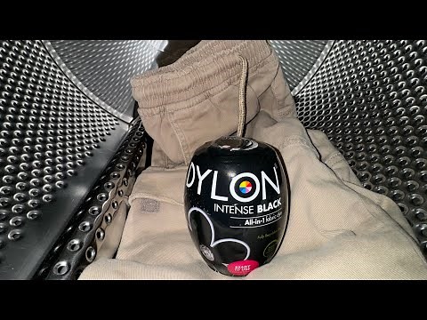 Electrolux Professional W575H - Fabric dying with Dylon® Intense Black (Complete video)