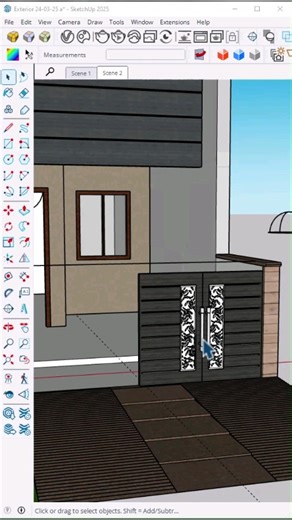 Deepak Verma CAD Softwares on Instagram: "🎯 SKETCHUP QUICK TIP | . 📐 Kabhi model ko resize karna ho aur • proportion bigad jaata ho • doors / windows distort ho jaate ho • scaling se model kharab lagne lage | . 👉 Iska smart solution hai | STRETCH BY AREA in SketchUp | . 👉 Aaj ke tip me sikhiye | SketchUp me Stretch by Area kaise use kare bina distortion ke | . 🧩 Stretch by Area ka use kab kare | . Room size increase / decrease karne ke liye | . Wall, gate, elevation resize karne ke liye | .