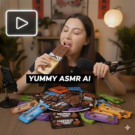 Mr Beast Feastables 🍫 For The First Time Asmr | #asmr #ai #shorts #mrbeast