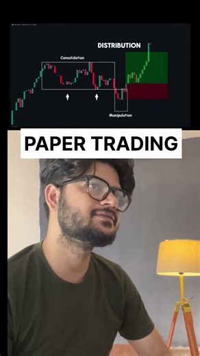 Paper trading vs real trading #scalperlive #trading