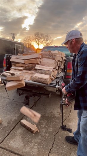 No Dump Truck Needed! Fast Easy Low Cost Firewood Delivery Option! #dumptruck #firewood #milwaukee