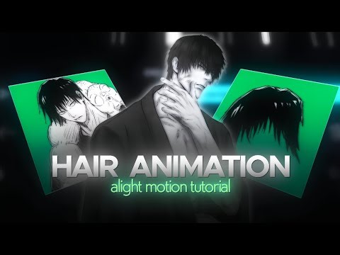 How to Animate Hair in Alight Motion - Simple Tutorial | Hair Animation Tutorial | Alight Motion