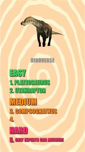 Only 1% Can Guess These DINOSAURS! 🤯 | DINOSAURS QUIZ! #dinosaurs #shorts