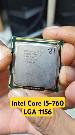 Intel Core i5-760, Raja i5 Gen 1 LGA1156 DDR3