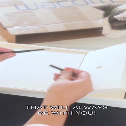 2.6K views · 31 reactions | Unboxing time with Art of Gabby Zapata ✨ She finally got her hands on the MovinkPad Pro 14 — and yes, Minnie had to supervise the entire process.  Super lightweight, no setup chaos, just tap on and draw. Gabby walks through the tiny details she loves (including the sneaky nibs in the pen ), and now she’s ready to dive into creating. More drawing magic coming in the next reel. ✍️ #Wacom #MovinkPadPro | Wacom | Facebook