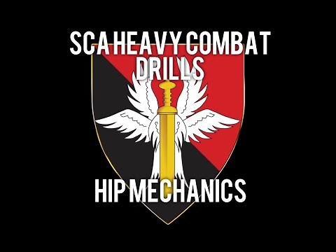 SCA Heavy Combat Pell Basic Drills and Practice - Training Hip Mechanics