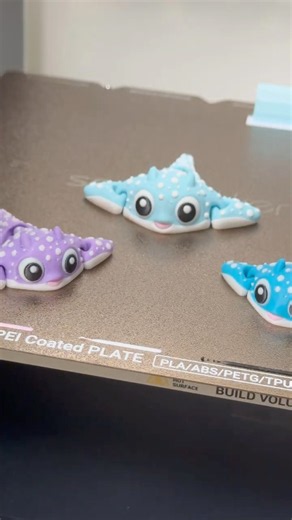 Manta Ray patreon.com/printezza #wiggly #3dprint #snapmaker #fidget #bambulab #articulated #flexi