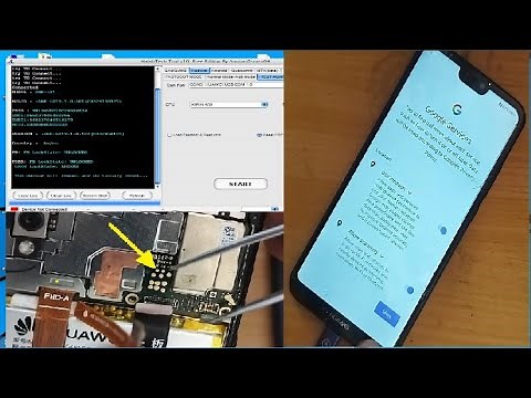 huawei p20 lite (ane-lx1) frp bypass , with Test point By halabtech