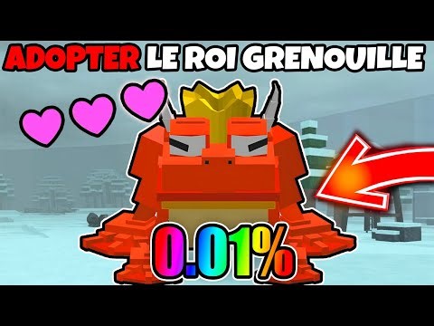 J'ai ADOPTER le ROI DES GRENOUILLES dans LA MISE À JOUR D'APPRIVOISEMENT de 99 NUITS DANS LA FORÊT !