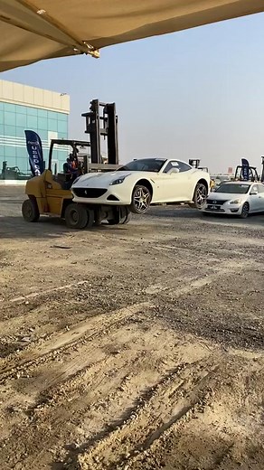 This is an abandoned supercar graveyard in Dubai 😱😢 #supercarblondie #abandonedcar #scrapyard #dubai #supercar #carsoftiktok