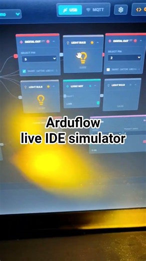 Arduflow live simulator #arduinoproject #arduino #arduflow