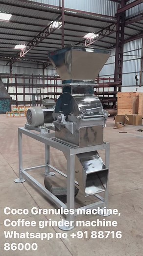 Coco Granules machine, Coffee grinder machine Whatsapp no 91 88716 86000 | Punjab Engineering Corporation