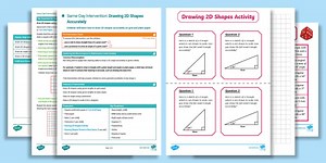 Year 6 Maths Same-Day Intervention Plan: Drawing 2D Shapes Accurately