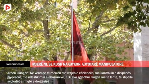 1.1K views · 40 reactions | Mjerë ne se kush na gjykon, gjyqtarë manipulatorë dhe një "KLGJ" që mashtron me vulë zyrtare | Pamfleti.net | Facebook