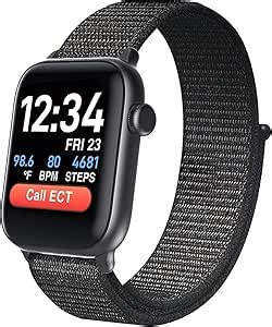 COCO Bluetooth Comfortable Health Monitoring Smartwatch for Seniors – Heart Rate, Body Temperature, Blood Oxygen, Activity Tracking, Medication Reminder, SOS Emergency PERS, Gift