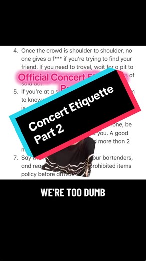 #greenscreen Concert Etiquette Part 2 #poppunk #emo #concertetiquette