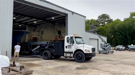 BadCo 50 Gameboat built by Croswait. First time out of the shed and in the sun May 2025. Finishing final details including testing lifting engineering. Will be heading south to Florida in November to stuff fishing tackle on board. Puerto Rico in January to meet up with mom/BCS175 in February. Then Panama Canal to Galapagos for leg 18 and exploring the Pacific all of 2026, ending up in GBR. That’s the plan, we’ll see if that happens. The only constant is change. Bad Company world tour. | Bad Comp