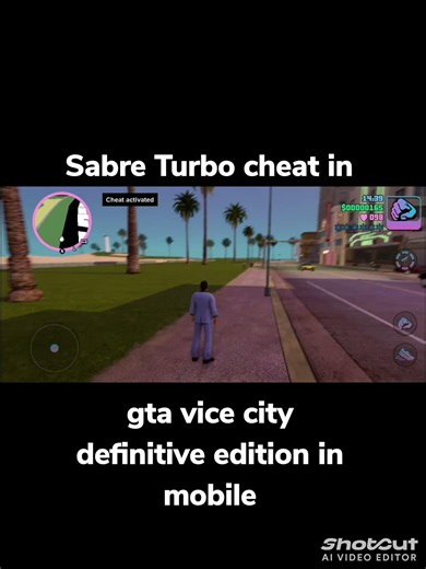 Sabre Turbo cheat in gta vice city definitive edition in mobile