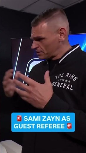 Sami Zayn will be the special guest ref for Gunther's rematch against Cody Rhodes 🏆👀 #SmackDown