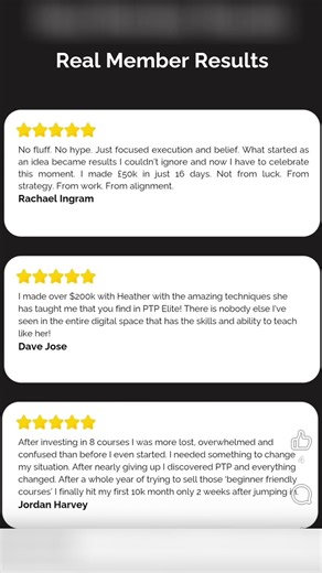 This was made for you. You don’t need to mentor anyone. You don’t need to post all day. You don’t need fancy tech skills. All you need is a desire to learn and the ability to follow directions. This isn’t Amazon FBA. It’s not dropshipping. It’s not a get-r!ch-quick scam. This is a modern system that gives you: ✔️ Freedom to work from anywhere ✔️ Inc0me streams you can actually start ✔️ Flexible payment options (starting at $0 down) It’s simple. It’s real. And it’s working. PTP Elite is designed 