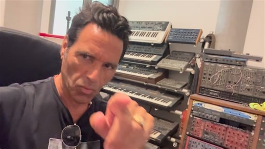 Astral Projection Official on Instagram: "Astral Projection Live from the studio : : 19/10/25 We’re working on a NEW track, the process is in FULL motion."