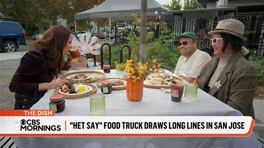 Hieu Le and his wife, DuyAn, started Het Say during the pandemic — an excursion, they told KPIX CBS San Francisco Bay Area's Liz Cook, that was born out of their love story, which began over dinner. Now, their San Jose-based food truck, which highlights South Vietnam’s Mekong Delta, where they are both from, serves up classic flavors with a twist: “The presentation might be different, but the flavor of it is very rooted and very, very traditional.” | CBS Mornings