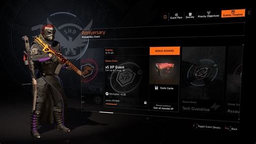 Best EXP and Stars farm in the The Division 2 Anniversary update