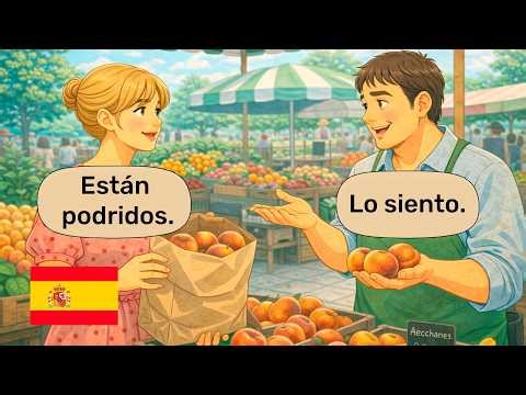 5 Simple Spanish Conversations for beginners | Spanish dialogues