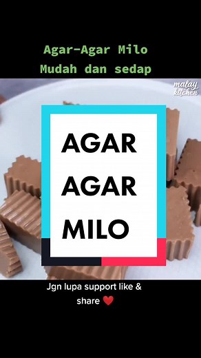 Agar Agar Milo Recipe | Easy and Delicious Dessert