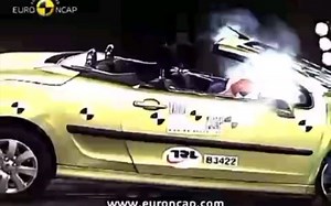2007 标致 207CC 全面碰撞测试 euro ncap_哔哩哔哩_bilibili