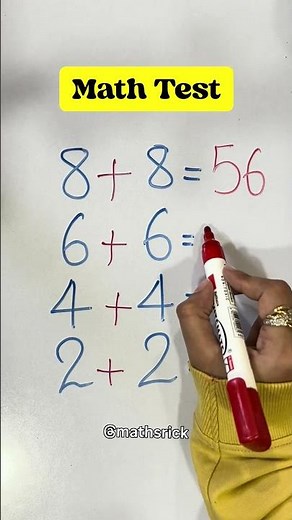 Easy Math Test📚✅ #math #mathchallenge #knowledge #iqtest