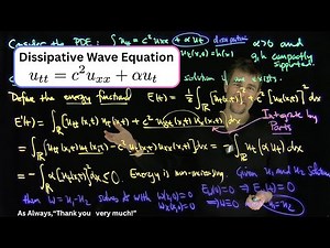 Energy Methods for the Dissipative Wave Equation