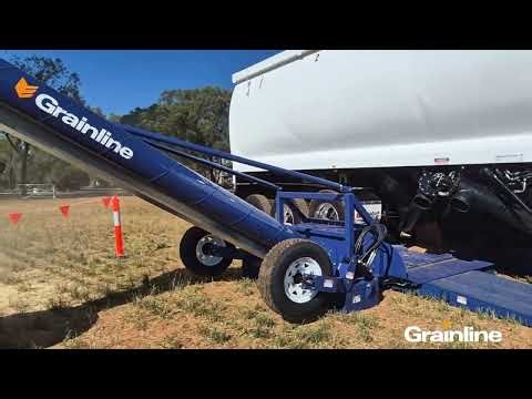 Grainlines Self-Propelled Drive Over Hopper Demo (2025)