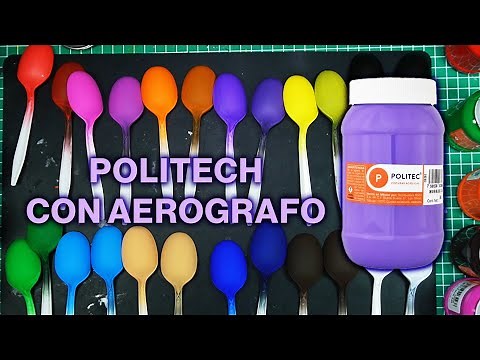 Cómo Usar Pinturas Politech en Aerógrafo en SOLO 5 MINUTOS 🎨
