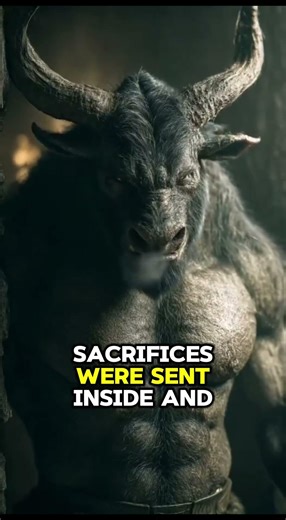 The Minotaur — The Monster Trapped in the Labyrinth #dark #horrorstories #monster #mythology