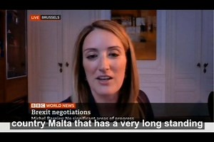 15K views · 1.1K reactions | Great to be back on BBC World News television earlier - being interviewed on what I think of the state of Brexit negotiations, US President Donald Trump and...whether lobsters could cause a transatlantic trade war 咽...Watch here: | Roberta Metsola | Facebook