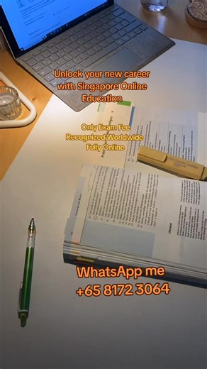 Unlock your new career with Singapore Online Education #elearning #online