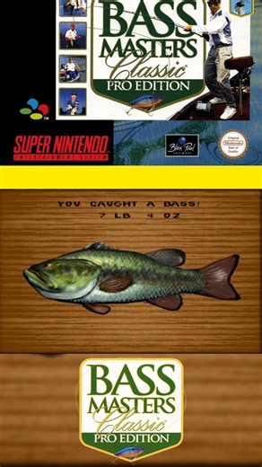 Você lembra de Bass Masters Classic: Pro Edition? #snes #classico #shorts #retrogaming