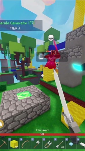 오랜만에 배드워즈 매드무비 [로블록스 배드워즈] #roblox #bedwars #short