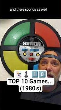 🃏♟️ 1️⃣0️⃣TOP 10 Games... (1980's) #top10 #80s