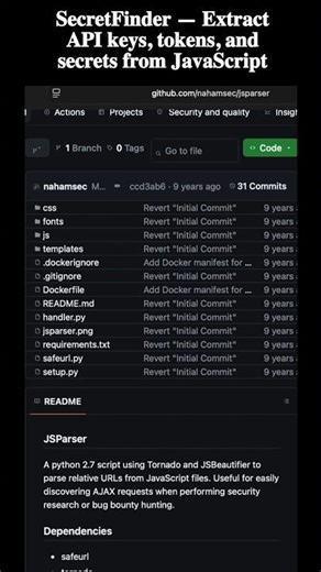JSParser: Extract Endpoints & Data from JavaScript
