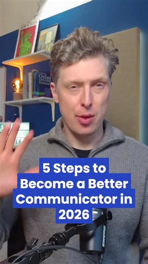 Learn how to become a better communicator using five simple, evidence-backed steps. Perfect for professionals, leaders, and executives in complex industries like tech and health. Improve your clarity, impact, and confidence with practical communication frameworks, storytelling structure, and real-world speaking habits. | Rob D. Willis