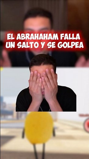 El Abrahaham falla un salto y se golpea | #elabrahaham #shorts