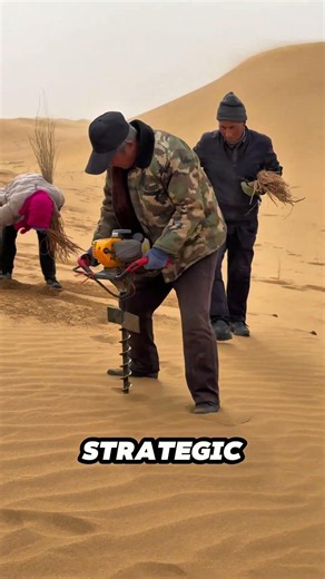 How China Fights Desertification with Water Lances